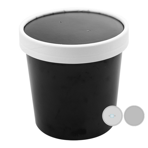 Containers with Cardboard Lid